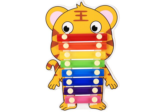 Металлофон 8 тонов «Тигр»