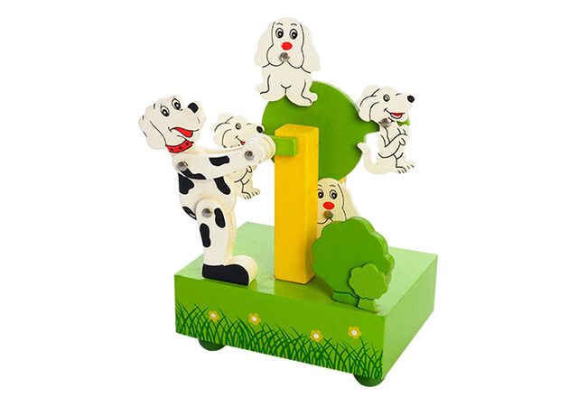 Музыкальная карусель «Песики»