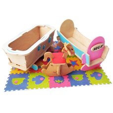 Набор мебели «Детская» (цветной), 3 предмета