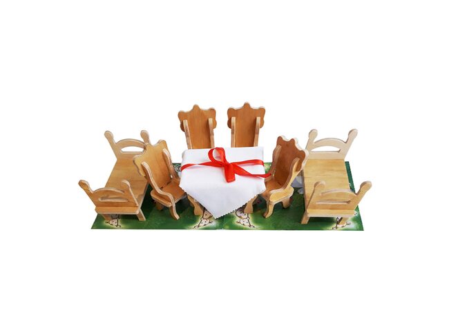 Набір меблів «Ліжка+Стіл+Стільці»