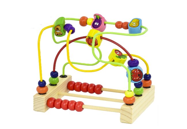 Пальчиковый лабиринт-счеты «Овощи»