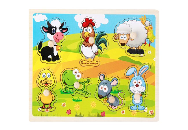 Рамка-вкладыш с ручкой «Лапочки»