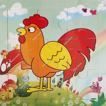 Пазл «Петушок», 9 дет.