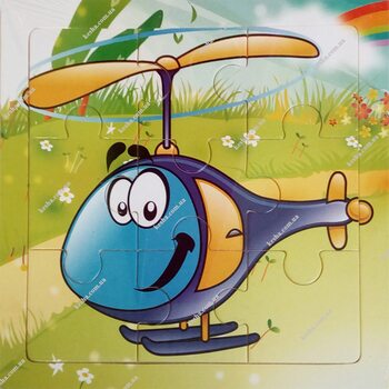 Пазл «Вертолет», 9 дет.