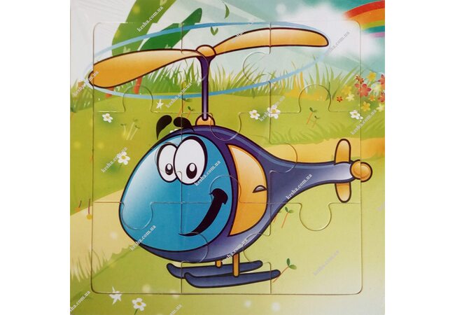 Пазл «Вертолет», 9 дет.