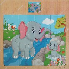 Пазл «Слоники», 12 дет.
