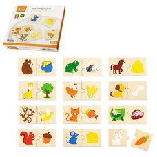 Пазловая игра «Кто что кушает»