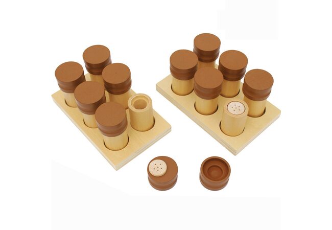 Коробочки с запахами Монтессори