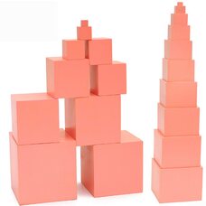 Игра «Розовая башня», Монтессори