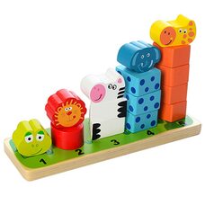 Пирамидки больше-меньше «Животные»