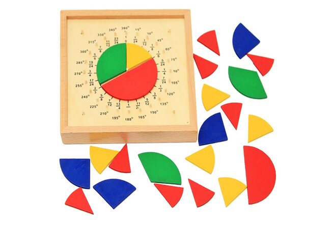 Посібник з математики - Дроби Монтессорі