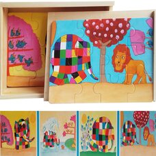 Набор пазлов «Цветной слон»