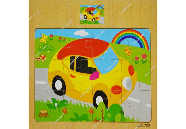 Пазл «Автомобильчик», 12 дет.