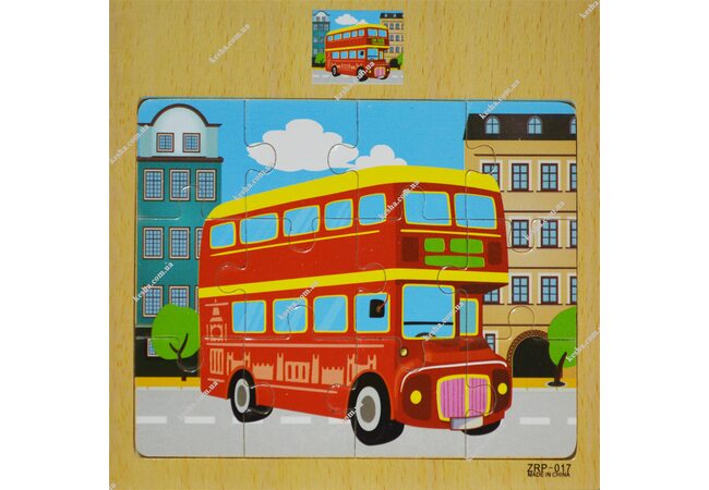 Пазл «Автобус», 12 дет.