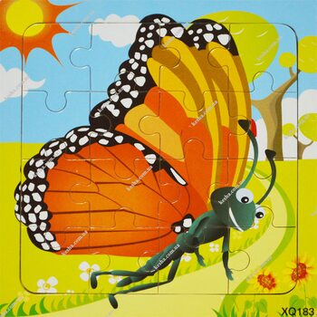 Пазл «Микс видов - Бабочка», 16 дет.