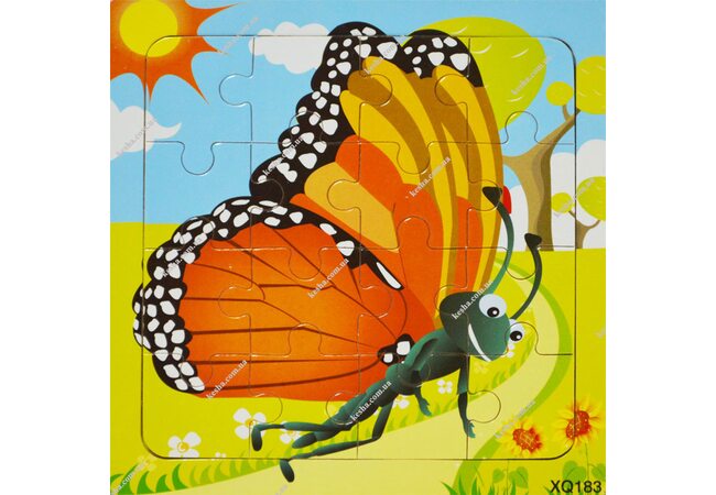 Пазл «Микс видов - Бабочка», 16 дет.