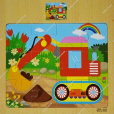 Пазл «Экскаватор», 12 дет.