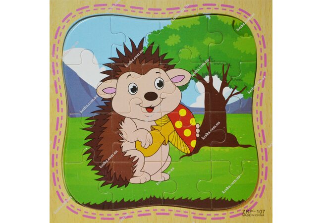 Пазл «Ёжик», 16 дет.