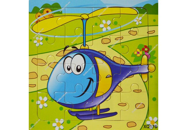 Пазл «Микс видов - Вертолет», 16 дет.