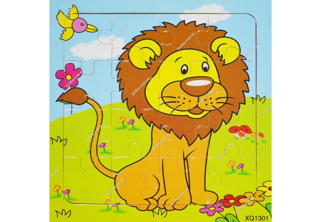 Пазл «Микс видов - Лев», 16 дет.