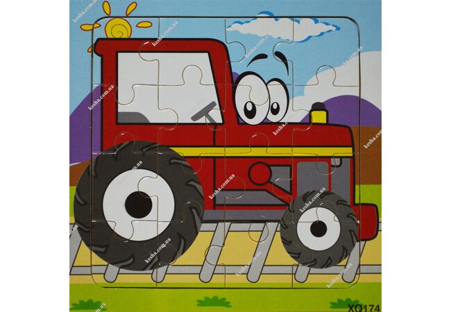 Пазл «Микс видов - Трактор», 16 дет.