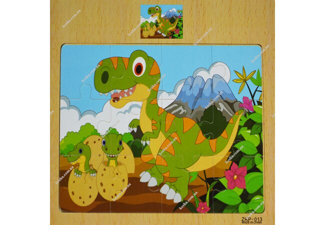 Пазл «Тираннозавр», 12 дет.