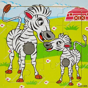Пазл «Микс видов - Зебры», 16 дет.