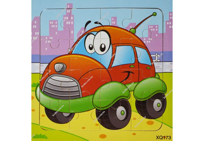 Пазл «Микс видов - Машинка», 16 дет.