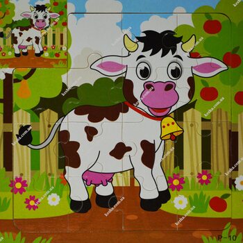 Пазл для малюків «Корівка», 15 дет.