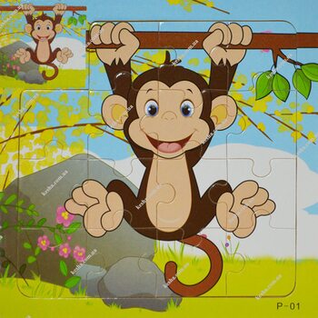 Пазл для малюків «Мавпочка», 15 дет.