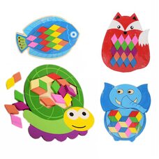 Головоломки-мозаики «Зверушки»