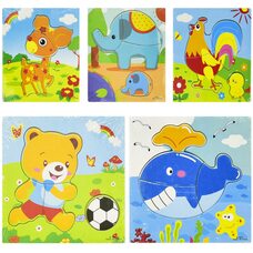 Пазлы «Собери картинку», 4 дет.