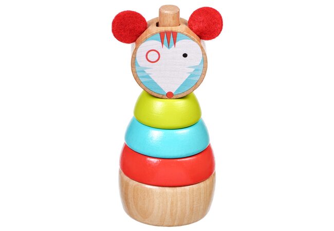 Пирамидка «Мышонок», 4 дет.