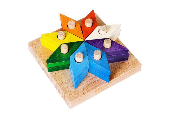 Пирамидка-сортер «Цветочек»