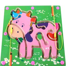 Магнитный лабиринт-игра «Коровка»