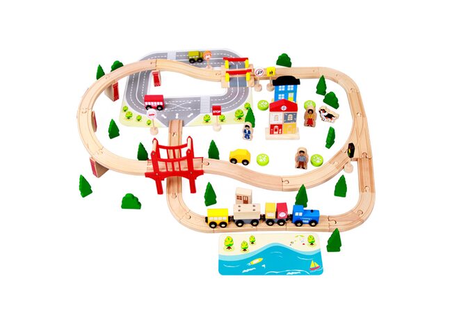 Игровой набор «Шоссе», 92 дет.