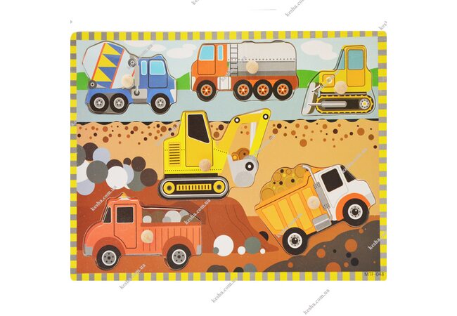 Рамка-вкладыш «Автомобили строительной техники»