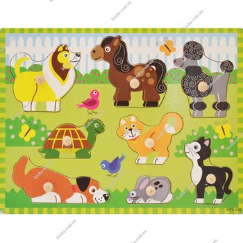 Рамка-вкладыш «Выставка животных»