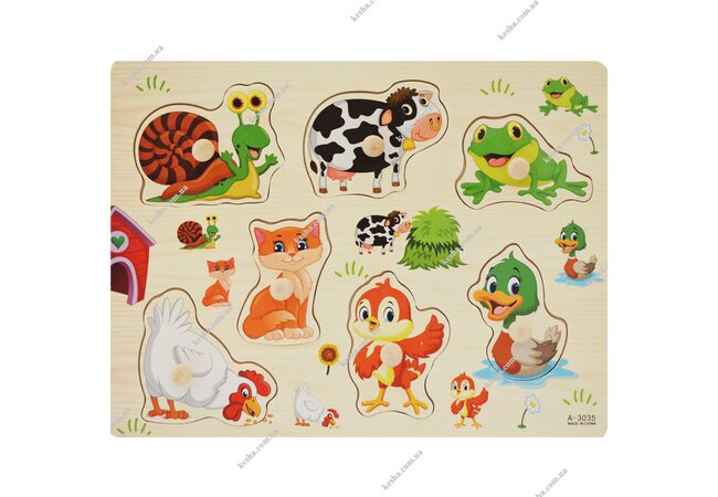 Рамка-вкладыш «Зверюшки»