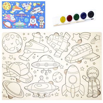 Раскраска-вкладыш «Космос»