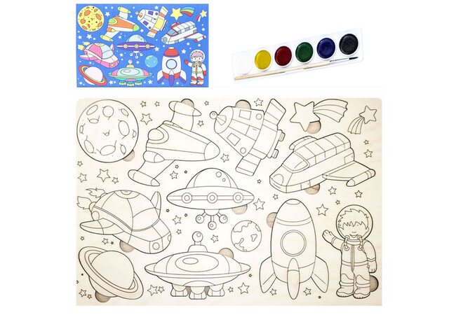 Раскраска-вкладыш «Космос»