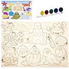 Раскраска-вкладыш «Морское царство»