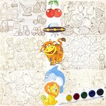 Раскраски-вкладыши «Тематические»