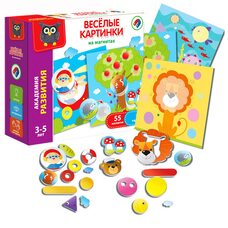 Развивающая игра «Весёлые картинки» (магнитная), рус.