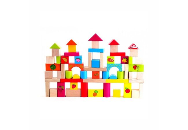 Детский конструктор «Фрукты», 60 дет.