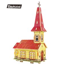 Церковь, сборная модель, 25 дет.