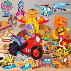 Сборная 3D-модель «Собери и раскрась»