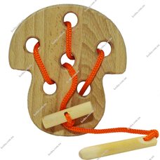 Шнурівка «Гриб» (нефарбована)