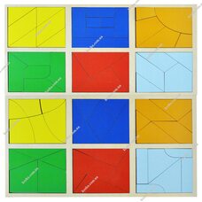 Сложи квадрат 3 уровень по Методике Никитиных