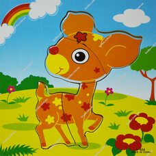 Собери картинку «Олененок»